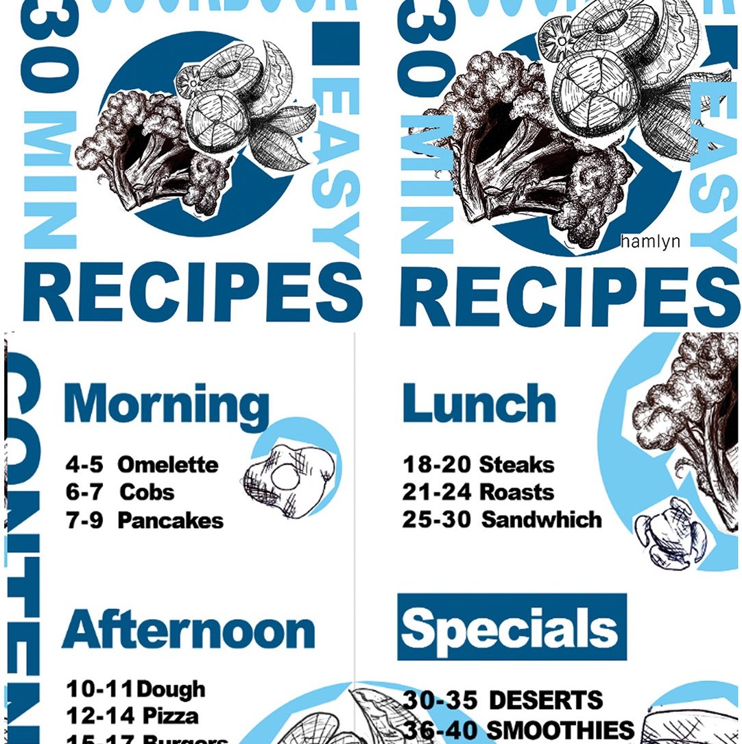 Recipe navigation — Morning, Lunch, Afternoon, Specials