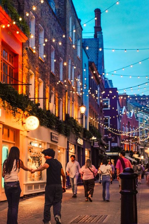 Carnaby Street at blue hour