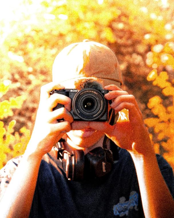 Self-portrait, blown out