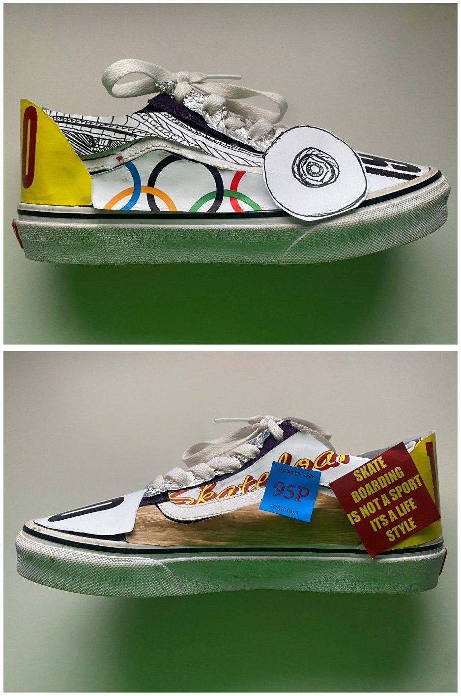 The shoe on its own