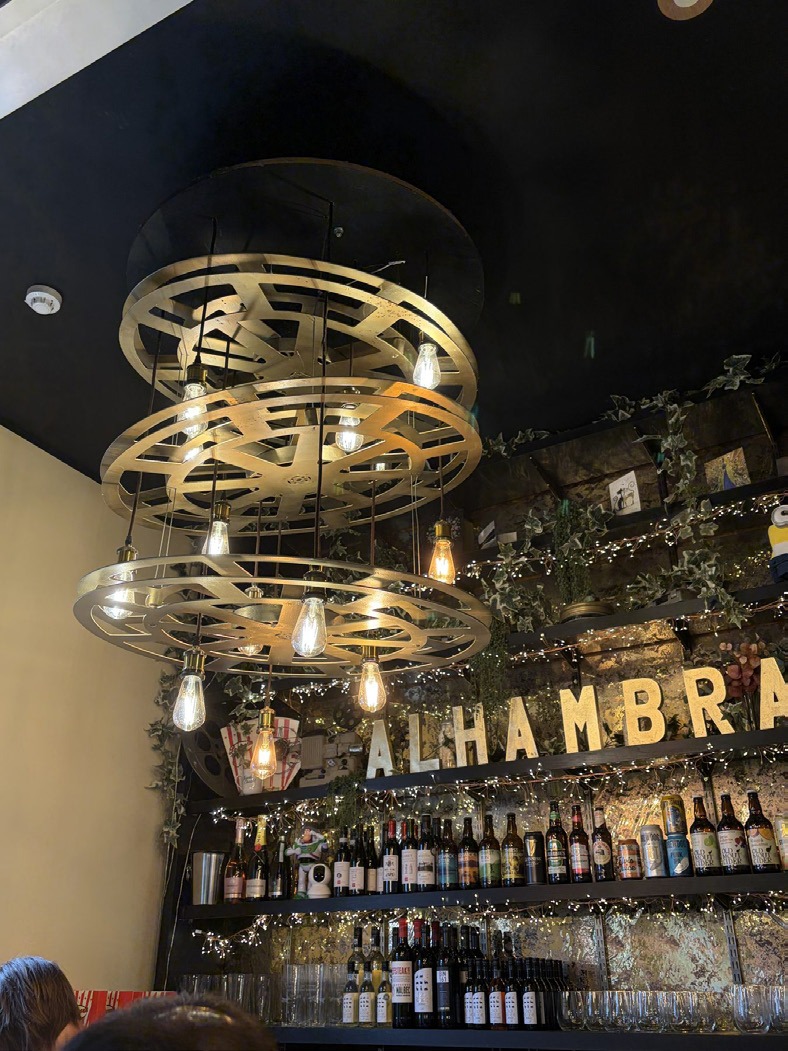 The bar at the Alhambra
